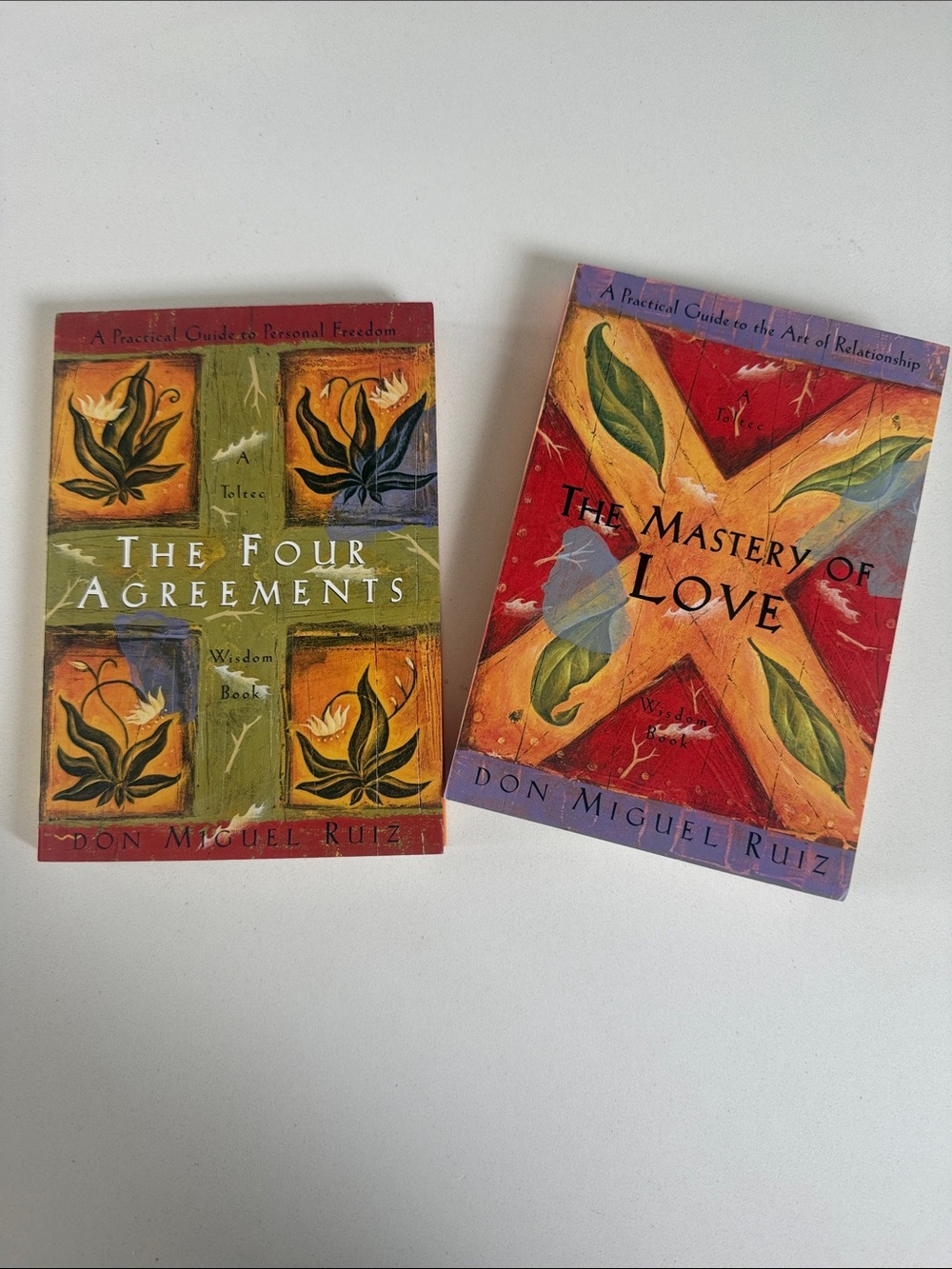 NEW- The Four Agreements & The Mastery of Love Don Miguel Ruiz book ssr